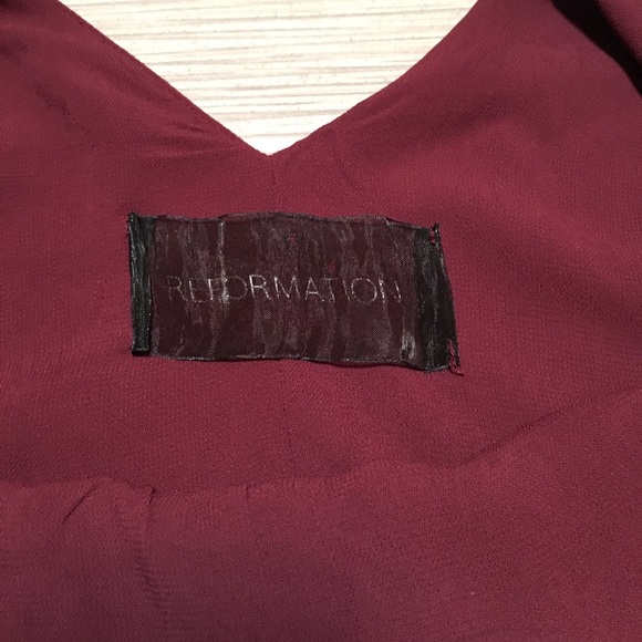 Reformation burgundy boa tank - Picture 5 of 11